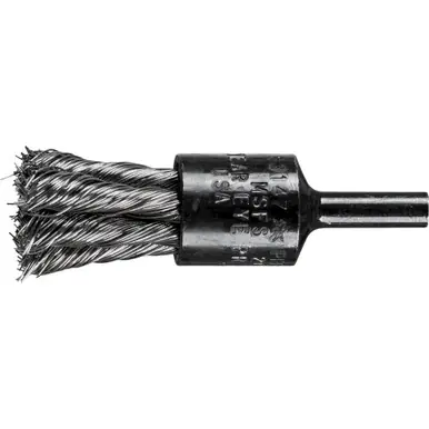 PFERD 83147 1/2" Knot Wire End Brush - Straight Cup .014 SS Wire, 1/4" Shank (10pk)
