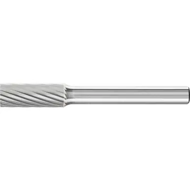 PFERD 24051 Carbide Bur, Cylind. Plain End, SGL Cut 5/16" x 3/4" x 1/4" Shank