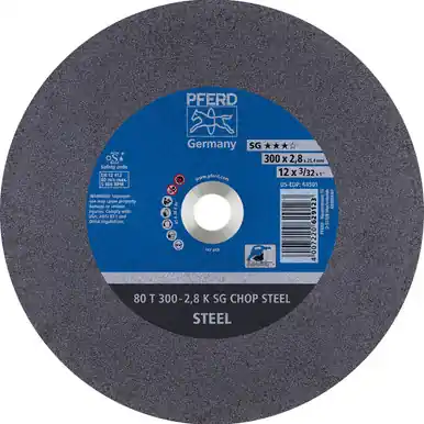 PFERD 64501 12" x 3/32" Chop Saw Wheel, 1" AH A 36 K SG-CHOP (20pk)