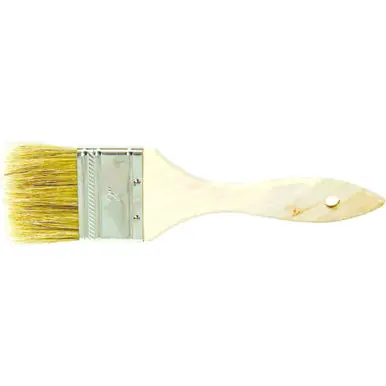 PFERD 89698 2" Chip Brush, White Bristle 1-3/4" Trim, Wood Handle (24pk)