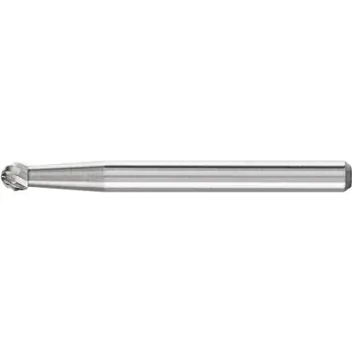 PFERD 23232 Carbide Bur - Ball Shape, DBL Cut 3/32" x 1/8" x 1/8" Shank - SD-41