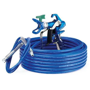 GRACO 17Y051 - Contractor PC Airless Spray Gun RACX LP517 BlueMax II Airless Hose 1/4" x 50‘ BlueMax