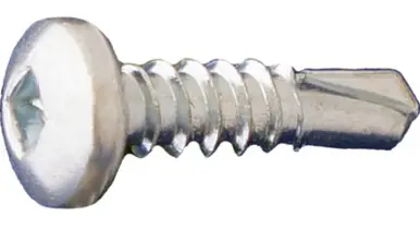 Daggerz PSQSDZ10112 - 10 x 1-1/2" Square Pan Head Self-Drill Screws Zinc 3000ct