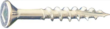 Daggerz DLFLSQZ0811008 - 8 x 1-1/8" Dagger-Lok Square Flat w/Nibs Coarse Wood Screws Zinc 10000ct