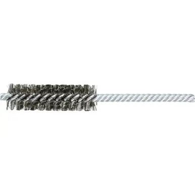 PFERD 83445 3/4" Power Tube Brush .006 SS Wire, 1/4" Stem, DS/DS (10pk)