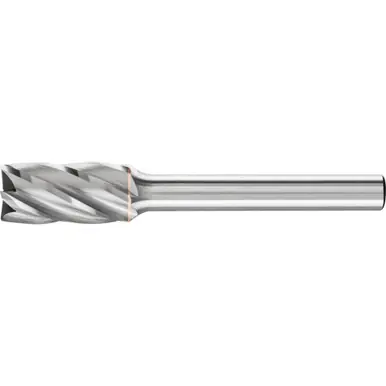 PFERD 24245 Carbide Bur, Cylind. End Cut, ALU/NF Cut 3/8" x 3/4" x 1/4" Shank