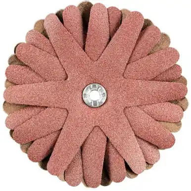 PFERD 44036 3-1/2" POLISTAR-TUBE A/0 120 Grit 5mm Bore, 8 Star Layers (10pk)