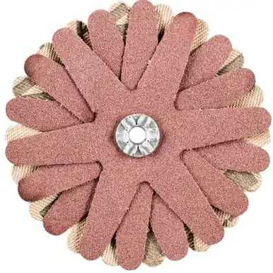 PFERD 44027 2-3/4" POLISTAR-TUBE A/0 180 Grit 4mm Bore, 6 Star Layers (10pk)