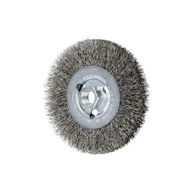 PFERD 80354 4" Crimped Wire Wheel Narrow Face .014 SS Wire 5/8-11 Thread (5pk)