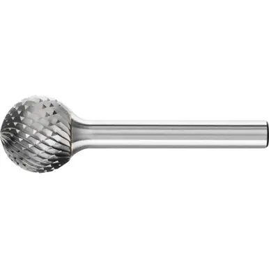 PFERD 24593 Carbide Bur - Ball Shape, DIA Cut 5/8" x 9/16" x 1/4" Shank - SD-6