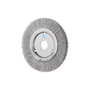 PFERD 80497 8" Crimped Wire Wheel Narrow Face .012 SS Wire 1-1/4" Keyed AH (2pk)