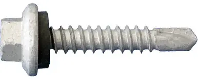 Daggerz FLGSD3CT14112 - 14 x 1-1/2" Hex Flange Head Self-Drill Screws w/ Rubber Washer 1000ct