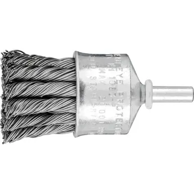 PFERD 83080P 1" Knot Wire End Brush Flared Cup .020 CS Wire 1/4" Shank (5pk)