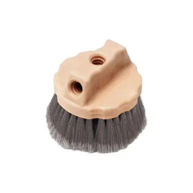 PFERD 89449 4-1/2" Circular Window Brush, Soft Grey Flagged Synthetic Fill (6pk)