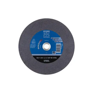 PFERD 66009 10"x1/8" Stationary Wheel, 5/8"AH A-SG Heavy Duty High Speed (20pk)