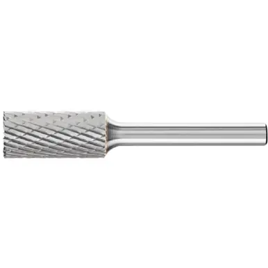PFERD 24272 Carbide Bur, Cylind. End Cut, DBL Cut 7/16" x 1" x 1/4" Shank