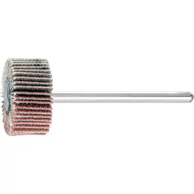 PFERD 45155 3/4" x 3/8" Mounted Flap Wheel 1/8" Shank - A/O - 80 Grit (10pk)