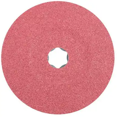 PFERD 40707 COMBICLICK Fiber Disc, 5" Dia. Ceramic Oxide CO, 60 Grit, Upgrade (25pk)
