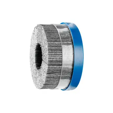 PFERD 84129 4" M-BRAD Composite Disc Brush, 7/8" AH Rectangular Filament, .045 SiC 80 Grit