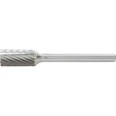 PFERD 23131 Carbide Bur, Cylind. Plain End, SGL Cut 1/4" x 1/2" x 1/8" Shank