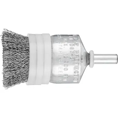 PFERD 83016 1" Banded Crimped Wire End Brush .008 CS Wire, 1/4" Shank (10pk)