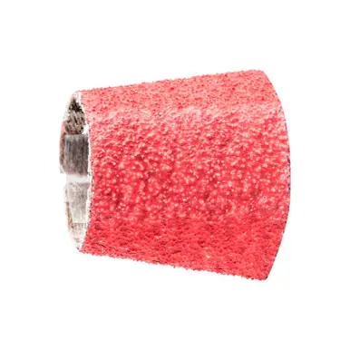 PFERD 41393 1-1/8" to 7/8" Tapered Spiral Band 1-3/16" Length, Ceramic Oxide CO-COOL, 60 Grit (100pk)