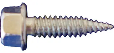 Daggerz DZZ08012 - 8 x 1/2" Unslotted Hex Washer Head Dagger-Zip Screws Zinc 8000ct