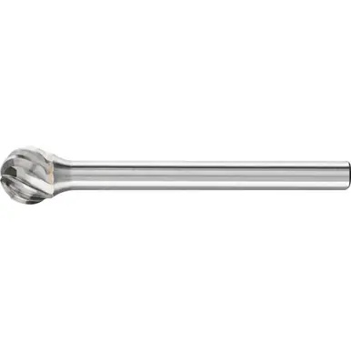 PFERD 23257 Carbide Bur - Ball Shape, INOX Cut 1/4" x 3/16" x 1/8" Shank - SD-51