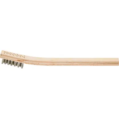 PFERD 85059 3x7 Welders Toothbrush - Laced Back Stainless Wire, Wooden Block (36pk)