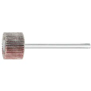 PFERD 45095 5/8" x 3/8" Mini Mounted Flap Wheel 1/8" Shank, Aluminum Oxide 180 Grit (10pk)