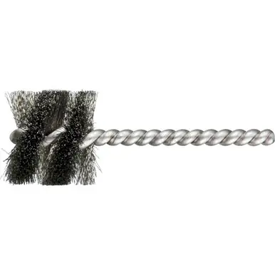 PFERD 83406 1-1/4" Power Tube Brush .005 SS Wire, 1/4" Stem, SS/SS (36pk)