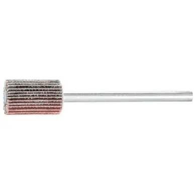 PFERD 45082 3/8" x 5/8" Mini Mounted Flap Wheel 1/8" Shank, Aluminum Oxide 240 Grit (10pk)