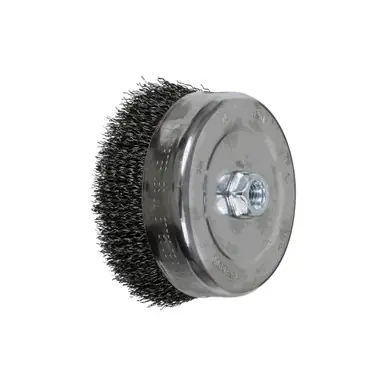 PFERD 82517P P.O.P. 6" Crimped Wire Cup Brush .020 CS Wire, 5/8-11 Thread (ext.) (2pk)
