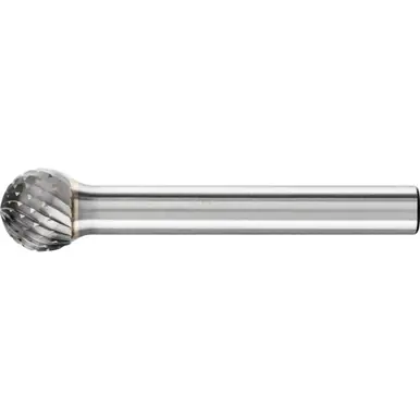 PFERD 24563 Carbide Bur - Ball Shape, DIA Cut 3/8" x 5/16" x 1/4" Shank - SD-3