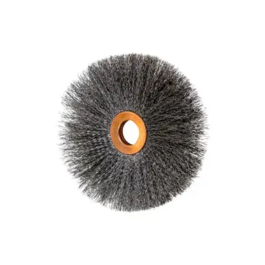 PFERD 81553 4" Tube Center Wire Wheel .008 CS Wire, 5/8" A.H. (10pk)