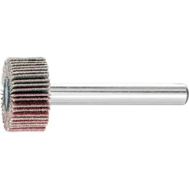 PFERD 45162 3/4" x 3/8" Mounted Flap Wheel 1/4" Shank, Aluminum Oxide, 120 Grit (10pk)