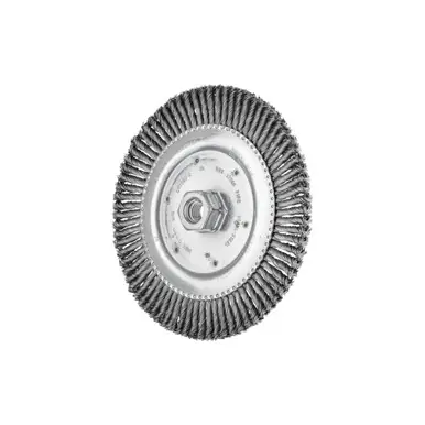 PFERD 82495 6-7/8" Stringer Bead Knot Wheel .020 CS Wire, 5/8-11 Thread, 72-Knots (10pk)