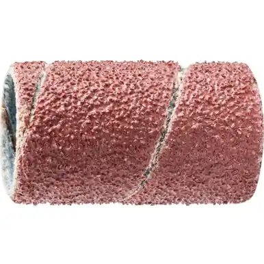 PFERD 41068 5/8" x 1-1/8" Spiral Band Cylindrical Type, Aluminum Oxide 50 Grit (100pk)