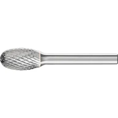 PFERD 24653 Carbide Bur - Oval Shape, DIA Cut 1/2" x 7/8" x 1/4" Shank - SE-5