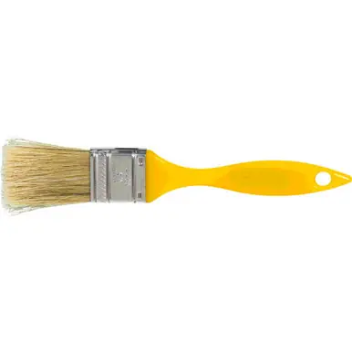 PFERD 89718 1-1/4" Wall Brush Black Bristle Fill, Yellow Plastic Handle (20pk)