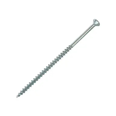 Daggerz DLFLSQZ08400 - 8 x 4" Dagger-Lok Square Flat w/Nibs Coarse Wood Screws Zinc 1000ct