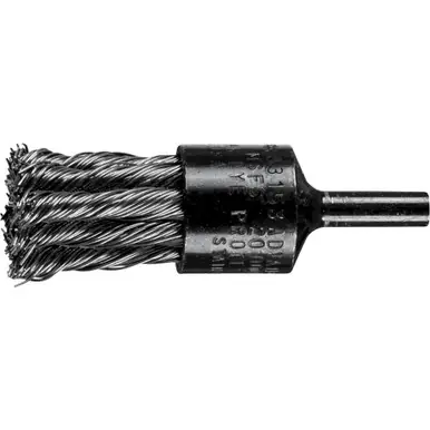 PFERD 83153 3/4" Knot Wire End Brush - Straight Cup .020 SS Wire, 1/4" Shank (10pk)