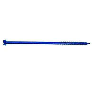 Daggerz CONHB-1460 - 1/4 x 6" Dagger-Con Hex Washer Concrete Screws Bulk Blue 500ct