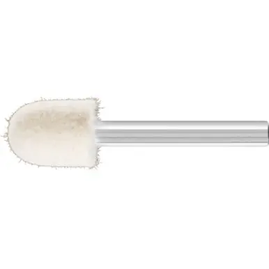PFERD 48632 Felt Point Radius Cylinder - 9/16" x 3/4" 1/4" Shank, Medium Grade (10pk)