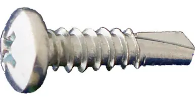 Daggerz PPSDZ1010 - 10 x 1" Phillips Pan Head Self-Drill Screws Zinc 5000ct
