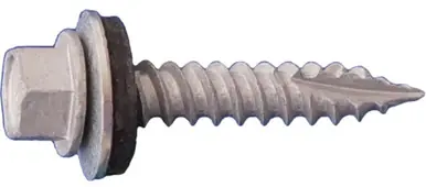Daggerz DAGCT09212T17 - 9 x 2-1/2" Dagger-Tite Hex Washer Head Screws w/Bonded Washer 1500ct