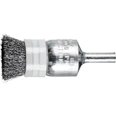 PFERD 83010 3/4" Banded Crimped Wire End Brush .006 CS Wire, 1/4" Shank (10pk)