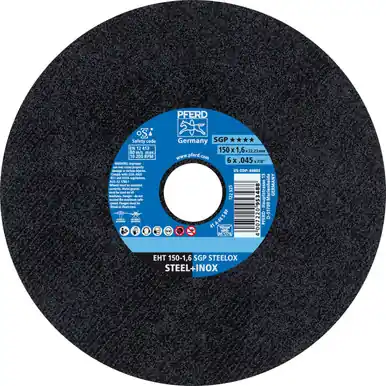 PFERD 69865 - 6" x .04 - 5" Cut-Off Wheel 7/8" AH A S SGP-INOX 46 Grit Type 1 (25pk)