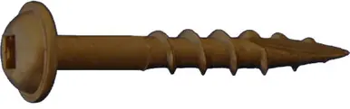 Daggerz DLRWSQL081104 - 8 x 1-1/4" Square Round Washer Head Coarse Wood Screws Lubricized 6000ct