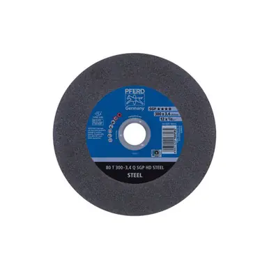 PFERD 66115 12" x 1/8" Stationary Wheel, 1" AH A-SG Heavy Duty (20pk)
